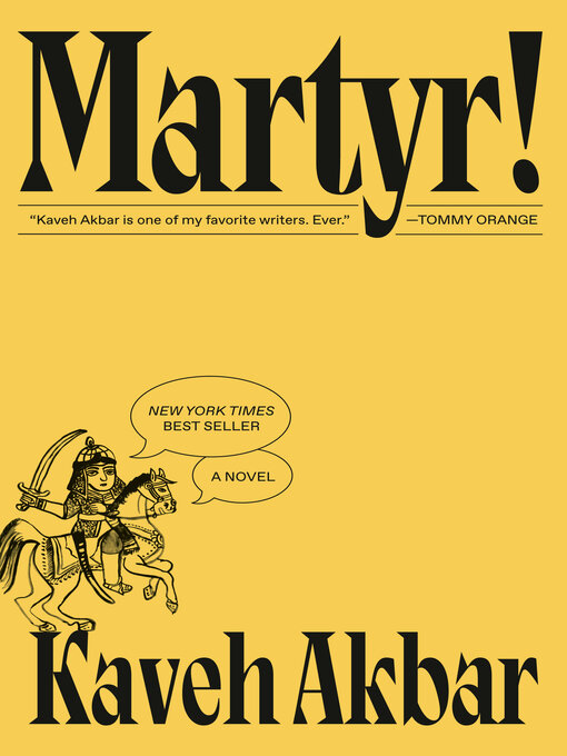 Book jacket for Martyr!